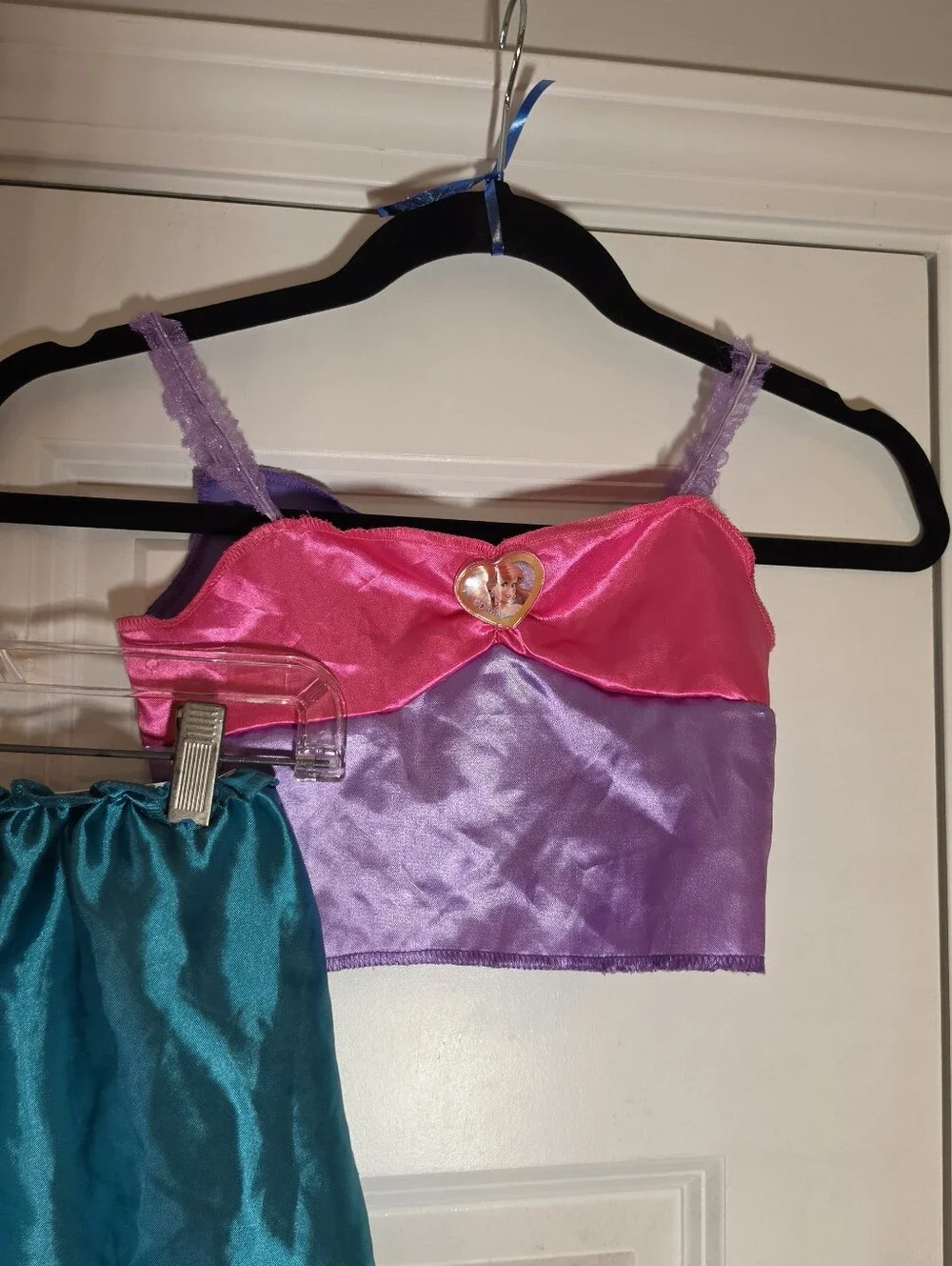 Disney Girls' Colorful Princess Costume Set - Pink, Yellow, Purple, Teal 4-6X